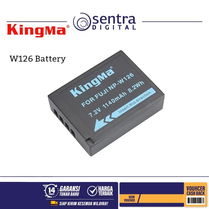 Gambar Kingma battery for Fujifilm NP-W126 1140mAh dari Sentra Digital Kota Surabaya Tokopedia