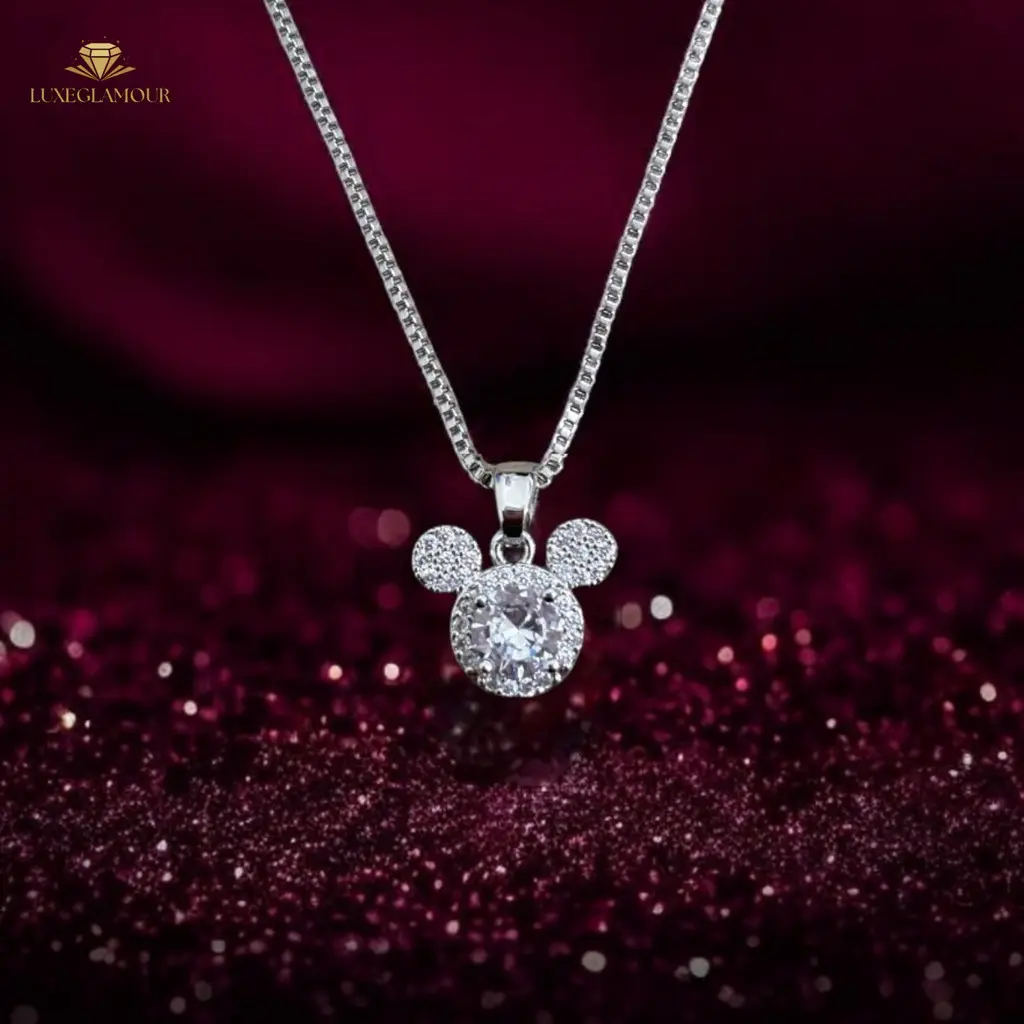 Luxeglamour - Kalung Titanium Silver | Mouse of The Joy Seri Remaja