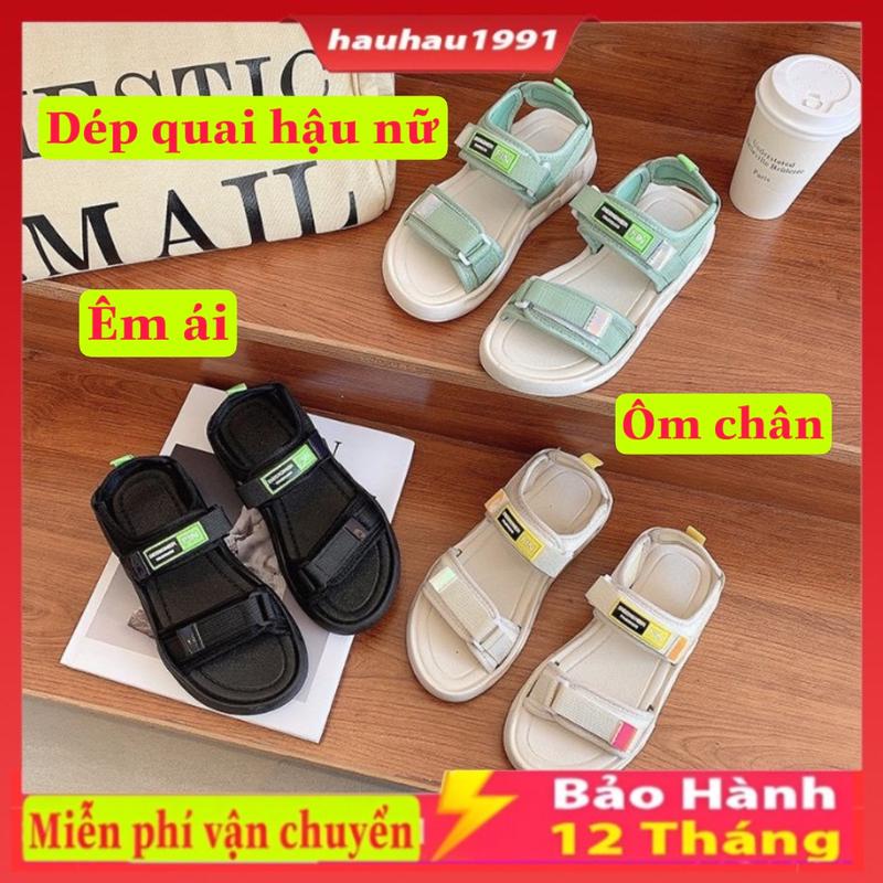 Dép Sandal fin Nữ Unisex Nam Nữ Đế Êm 2 Quai 3 Màu Hot Trend ,Dép Quai Hậu học sinh sinh viên