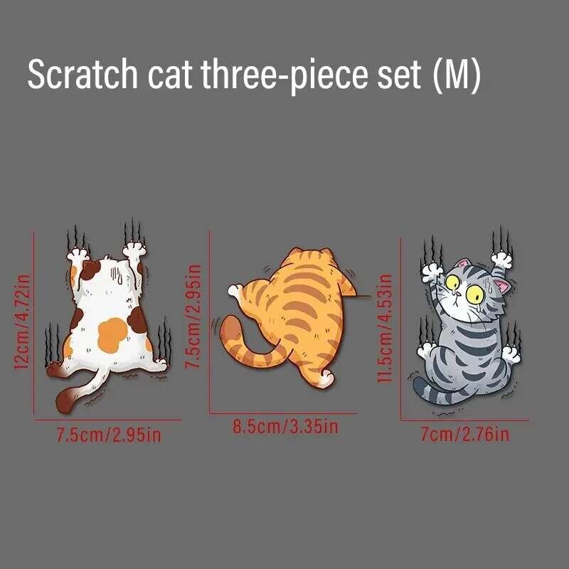 Product Introduction of Cute Pet Cat Car Sticker Climbing Cats Animal Styling Stickers Decoration Car Body Creative Decals Decor Accessories 1