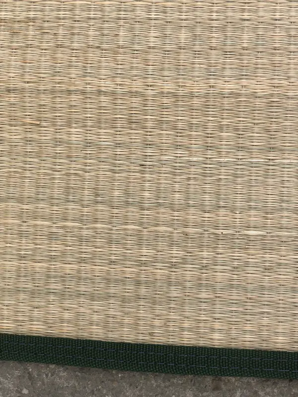 Chiếu Cói Cá Nhân Viền Xanh Quân Đội - Chiếu Văn Phòng Nhỏ Gọn Kích Thước 0.8 / 0.9 / 1m / 1m2 3
