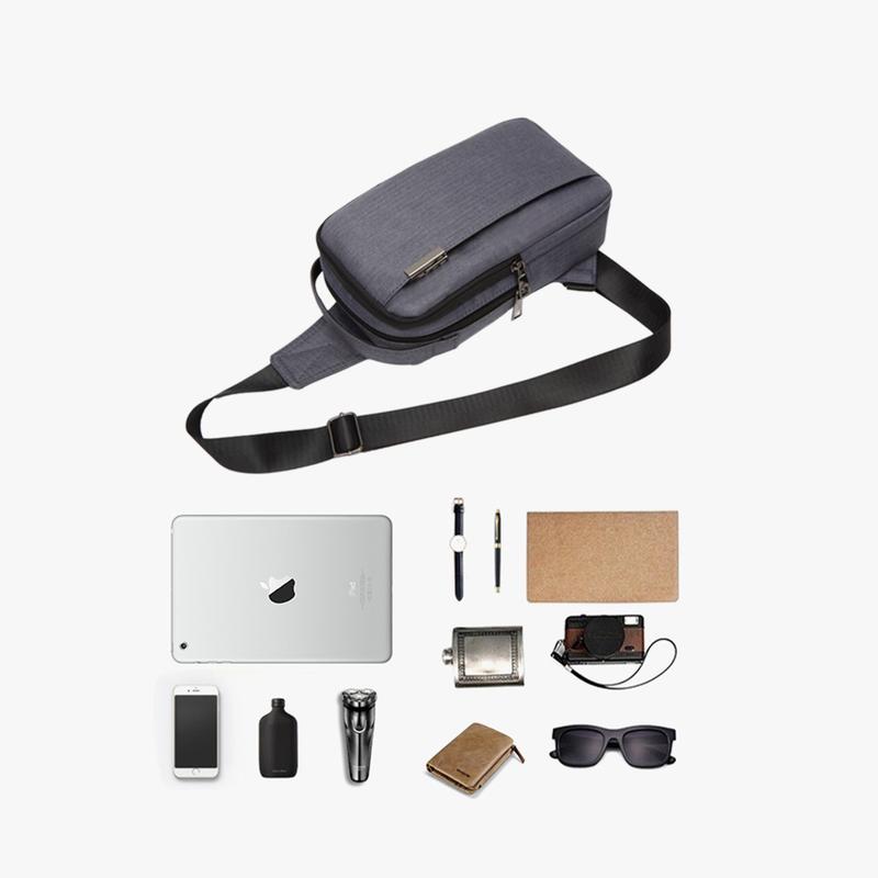 Product Introduction of [ADORN] Túi Sling đeo trước ngực nam trơn vải bố đa năng ngoài trời ACMBS03 túi  đeo 5