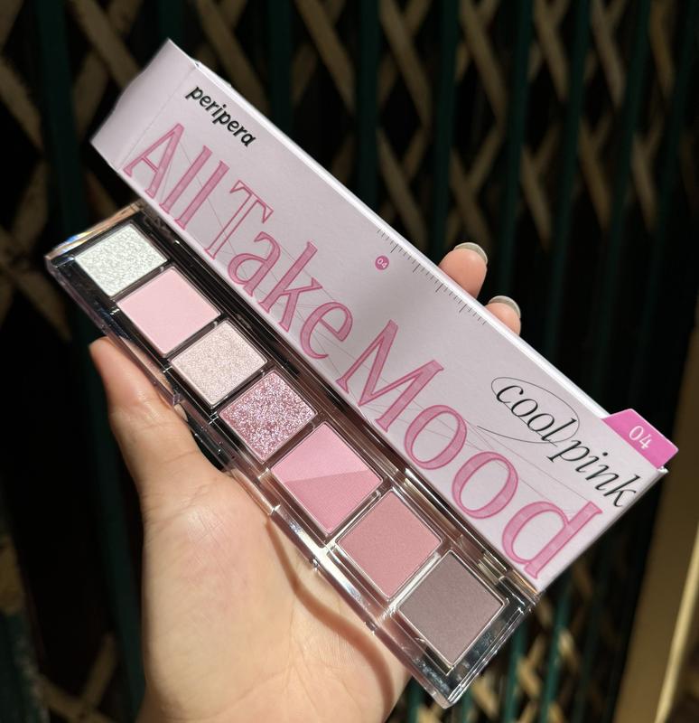 Bảng Phấn Mắt Peripera All Take Mood Like Palette 5.5g Màu 04 IF PINK CHECK DM PLZ