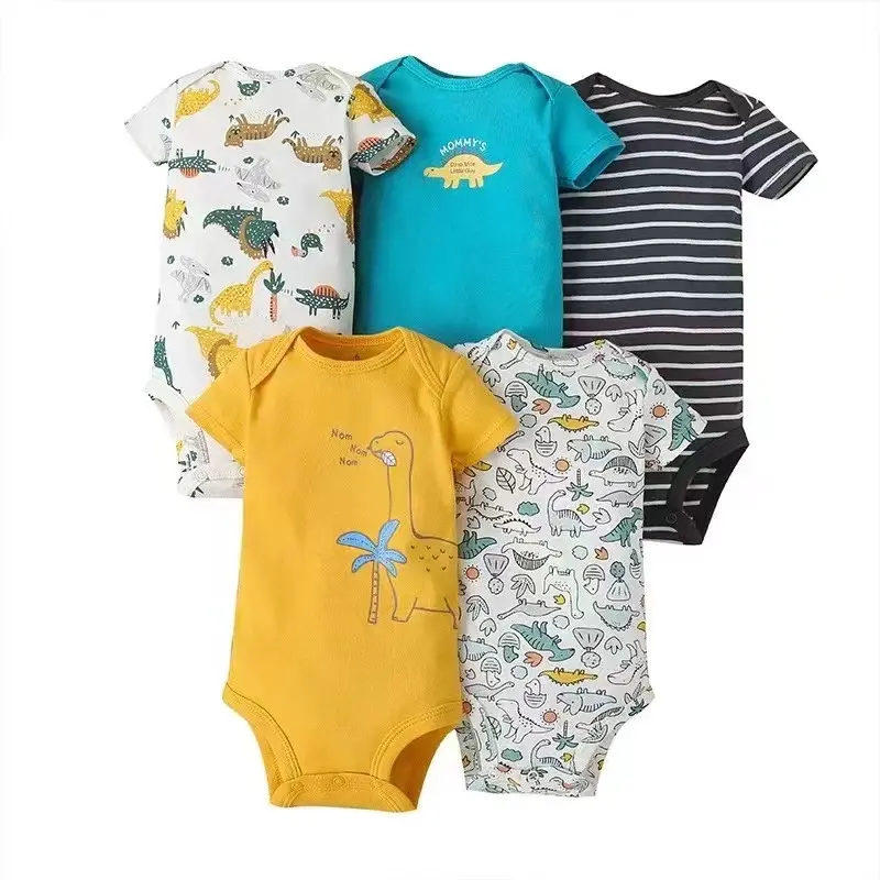 Product Introduction of Premium Carter's Baby Bodysuit 5 Pcs Set Boy dan Girl Cewek Cowok 5 in 1 Bayi Cotton 0
