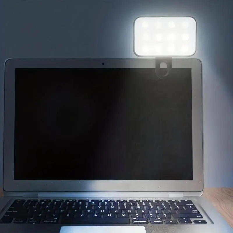Đèn LED Selfie Mini 3 Chế Độ Dạng Kẹp Có Thể Điều Chỉnh Bảo Vệ Mắt Cho Điện Thoại Thông Minh / Laptop / Camera 5