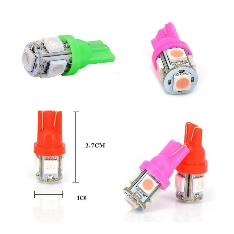Combo 2 led T10 5 tim đèn 1 tầng, cặp bóng gắn xi nhan demi xe máy siêu sáng, đủ màu Phụ Tùng 2