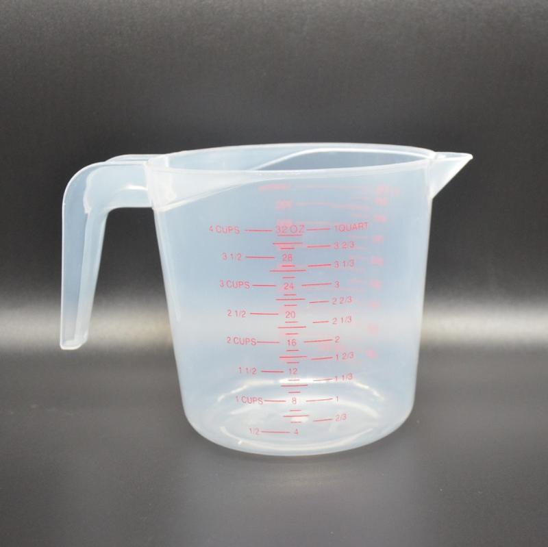 Product Introduction of Plastic Transparent Graduated Measures Cup Household Kitchen Baking Measuring Tool Set Handle Design Cups 10