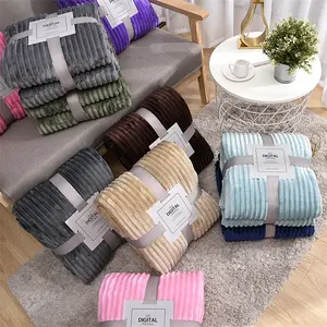 Selimut Bulu Halus Tebal 180x200 Motif Polos Embos Keren Aestetic Terlaris Termurah Asriyasashii Berkualitas Kado