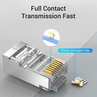 Gambar Vention Conector LAN Cat 6 FTP RJ45 Modular Plug Transparent 10 PCS - IDC dari Vention Flagship Kota Administrasi Jakarta Utara 5 Tokopedia