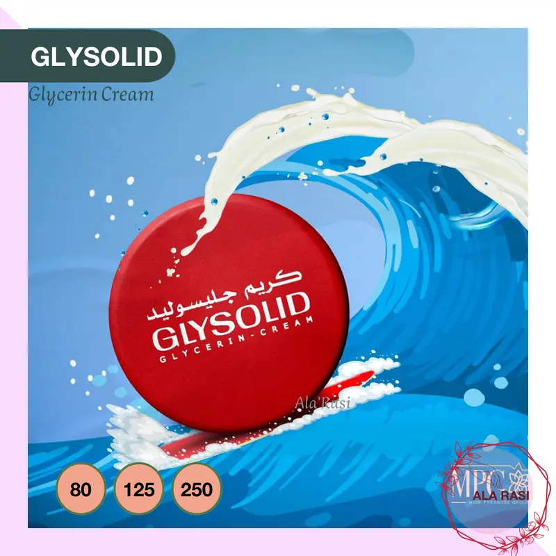 Krim Glysolid Glycerin Cream Arab 125 dan 250 ml untuk Kulit Kering Hidrasi Pelembab 1