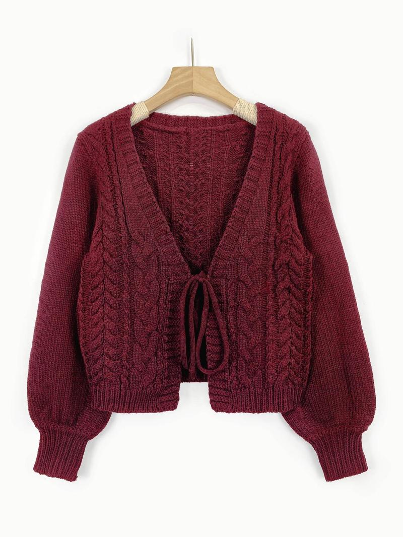 Fashion Solid Color V-Neck OL Commuter Sweater Fashion Solid Color V-Neck OL Commuter Sweater
