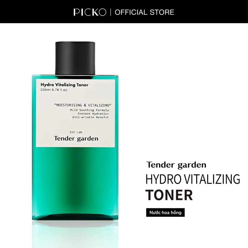 [QUÀ TẶNG KHÔNG BÁN] Nước Cân Bằng Da Tender garden Hydro Vitalizing Toner 200ML Skincare dưỡng da 2