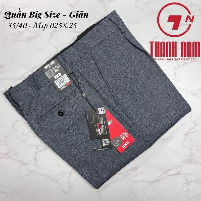  Quần Tây Nam Big Size Xếp Ly Trung Niên Dáng Suông Lịch Lãm Thoải Mái Sang Trọng Lịch Lãm Phù Hợp Nhiều Dịp ThanhNamthoitrangcongso 