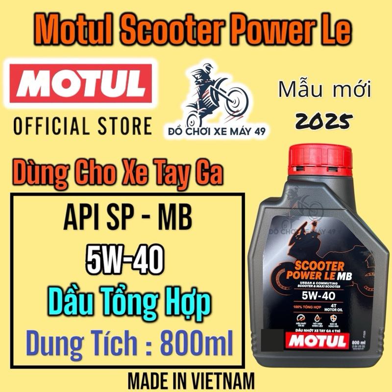 Dầu Nhớt Xe Tay Ga Motul Power Scooter Le Tổng Hợp