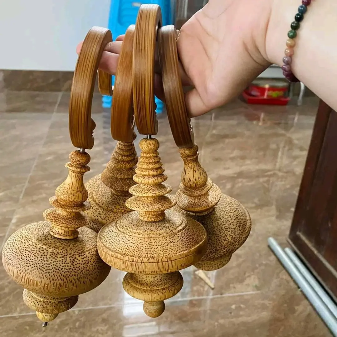 Combo móc tre nối kèm nậm tre lồng chim chào mào