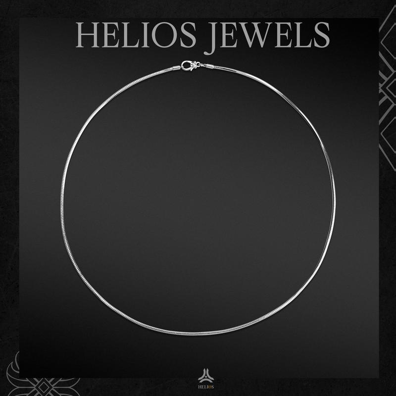 Dây chuyền bạc S925 Dây Bạc Ý Nam V7 Helios Silver Original