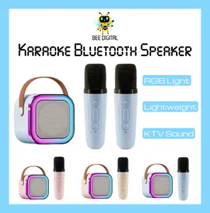 BEEDIGITAL COD Speaker Bluetooth Portable With Mic Karaoke LED Lightweight MP3 PLayer Full Bass Voice Changer Karaoke Wireless