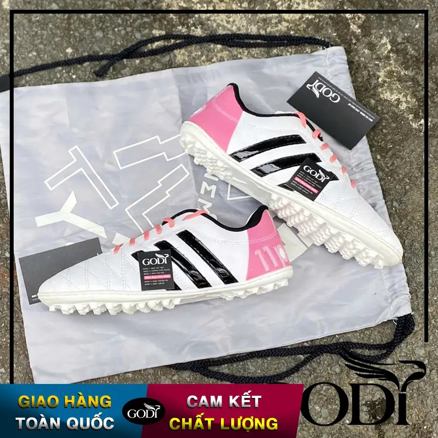 Giày đá bóng TO-NI hồng size 35 đến 44 Giày đá banh nam nữ trẻ em con gái kids đẹp rẻ size 35 size 36 37 38...44 3 sọc 11pro