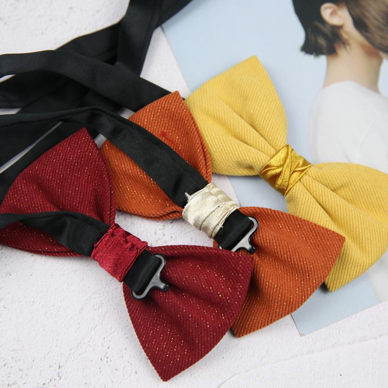 Product Introduction of 6 * 12cm Men's and Women's Casual Shirt Solid Color Maroon Orange White Orange Pink Black Wedding Gift Groom Girl Business Trendy Bow Tie 13