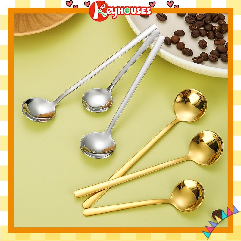 Thìa Pha Cà Phê INOX 304 Muỗng Pha Trà Ngũ Cốc Decor Mạ Vàng Giá Rẻ