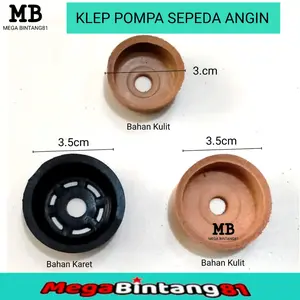 Klep pompa kulit karet sepeda tabung klep pompa angin 3 cm dan 4cm