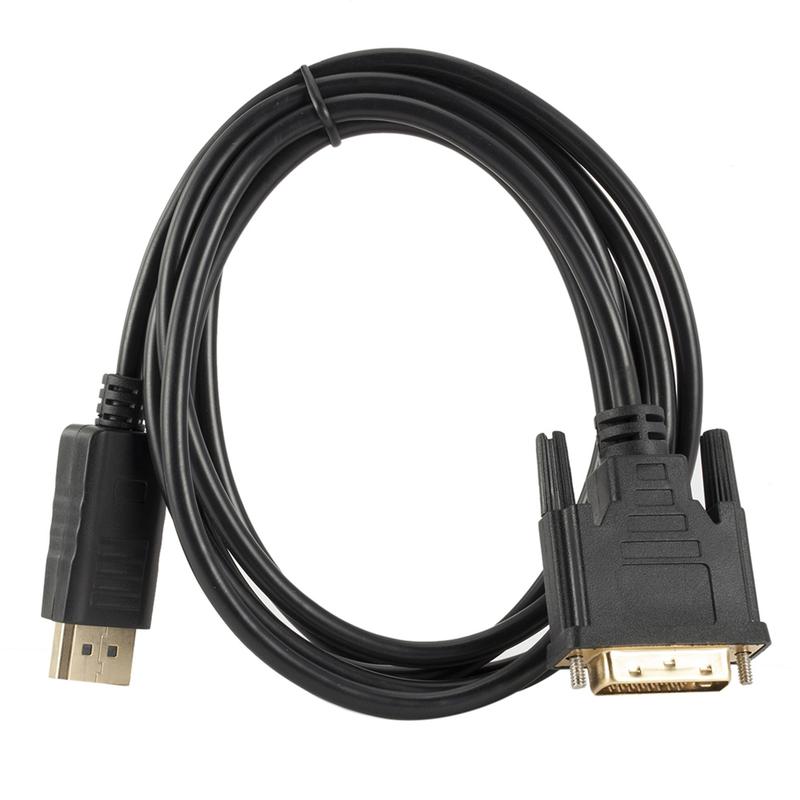 Product Introduction of DisplayPort Display Port DP to DVI Adapter Cable Male to Male Converter for PC Computer Laptop HDTV Monitor Projector 9