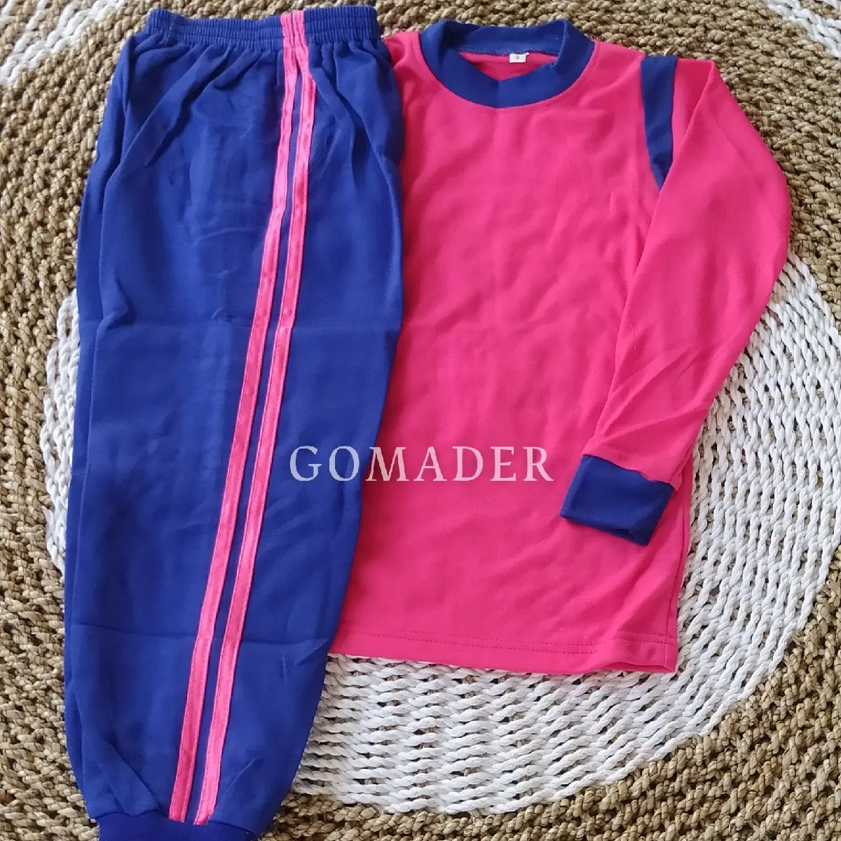 Setelan Baju Olahraga Anak Sekolah MI/SD Pink Biru 0 Outdoor