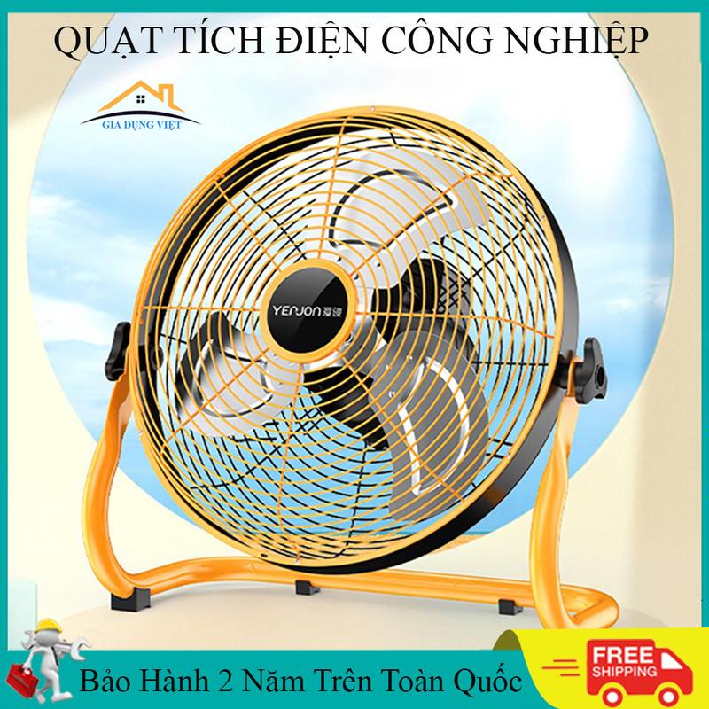 Quạt công nghiệp tích điện, quạt tích điện pin sạc cao cấp sử dụng liên tục 22h. Bảo hành 2 năm, đổi mới 7 ngày nếu lỗi. Fan QuạT công suất lớn