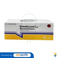 Gambar ERMETHASONE 0.5 MG BOX 100 TABLET dari Apotek Lany Farma's by GoA Kab. Jember 2 Tokopedia