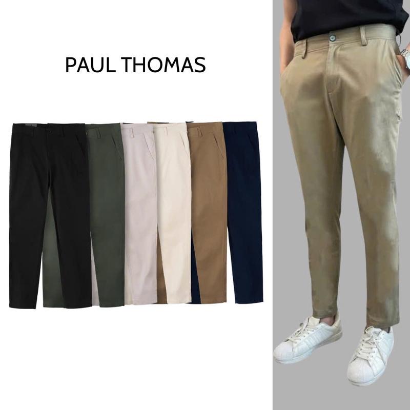  Quần Dài Nam Kaki Trơn 6 Màu - Paul Thomas Menswear Pants 