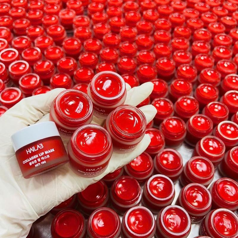 HAIL3 ủ môi lựu đỏ collagen làm dẹp mờ thâm tăng sinh collagen và giảm nhăn môi 3