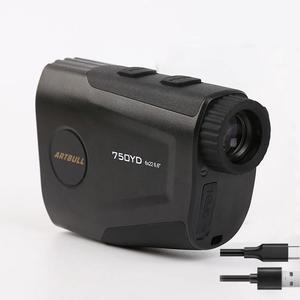 Outdoor Laser Rangefinder, Rechargeable Laser Golf Rangefinder, 750 yard Telescope With Flag-Lock Vibration Distance Meter, Rangefinder for Fishing, Hunting, Hiking