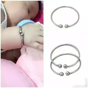Gelang bayi gelang monel baja putih anti karat
