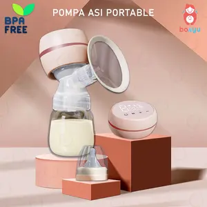 Pompa ASI Elektrik Portable Tanpa Rasa Sakit Painless Rechargeable Single Electric Breast Pump BPA Free