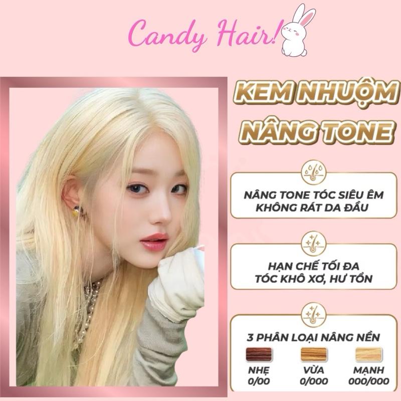  Combo Thuốc NÂNG TONE Tóc + Trợ Oxy + Túi Dụng Cụ Nhuộm | Nâng Tông Sáng Nhuộm Tóc Chuẩn Màu Candy Hair! 