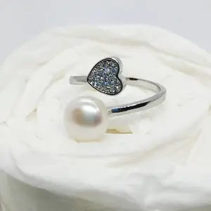 CHS34 Cincin Love Mutiara Air Tawar