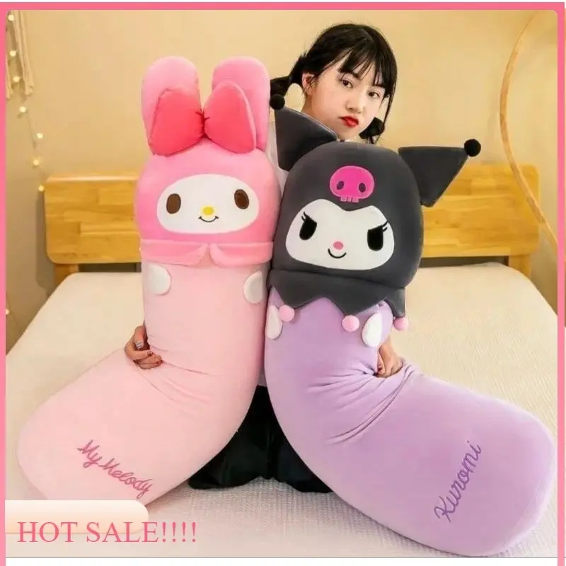 Guling Boneka My Melody Jumbo 80Cm Bahan Plush Karakter Kuromy Melody Hadiah Anak COD Toys Dolls