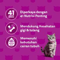 Gambar Whiskas Makanan Kucing Basah Pouch Senior 80 gr rasa Tuna - Isi 7 whiskas  indonesia - 7 pcs dari Whiskas Indonesia Kota Tangerang 4 Tokopedia