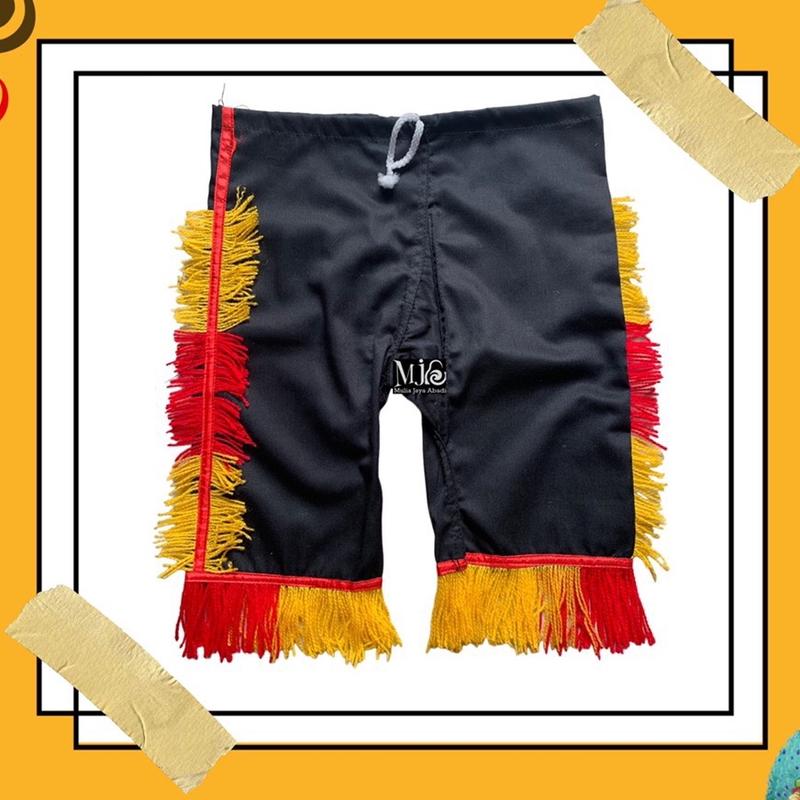 Setelan Baju Reog Anak | Kaos Lorek Katun PE dan Celana Gembyong 2