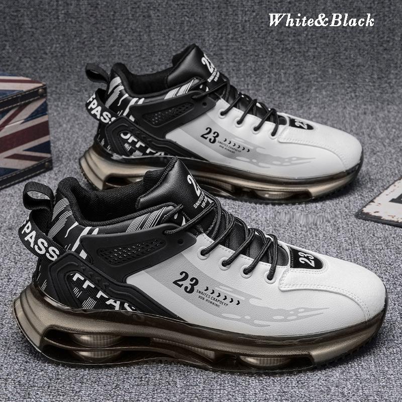 Product Introduction of Fashionable Men's Shoes: Air Cushioned Sneakers for Casual and Sports Shock-absorbing Sports Versatile Running Shoes Athletic Trainers 8