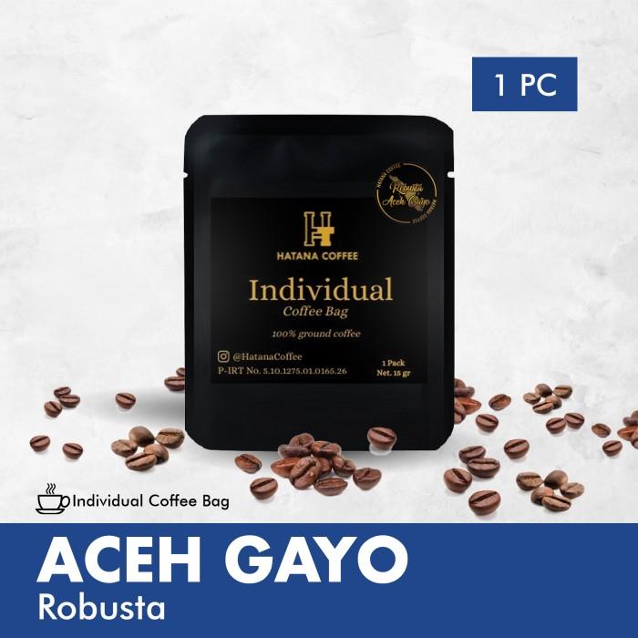 Gambar Kopi Celup Robusta Aceh Gayo 1 Pack @ 15 Gram | Hatana Coffee dari Hatana Coffee Kota Medan Tokopedia