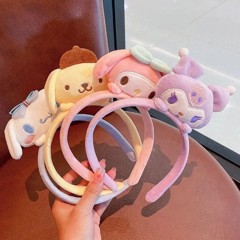Băng Đô Cinnamoroll Babycinnamoroll, Kiểu Nữ, Pin Tóc Hoạt Hình, Băng Đô Melody Dễ Thương, Phụ Kiện Tóc Clow M, Mũ Cài Tóc Ép Tóc, Dây Buộc Tóc, Thích Hợp Để Rửa Mặt, Năm 2025 7