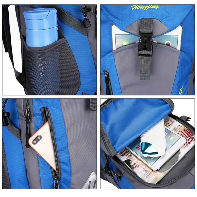 Product Introduction of AGS Waterproof Outdoor Backpack Hiking Camping Travel Bag Sports Rucksack Casual Waterproof Backpack Men Women Laptop Sports Bag Hiking Camping Mountaineering Outdoor Travel Bag AC1 17