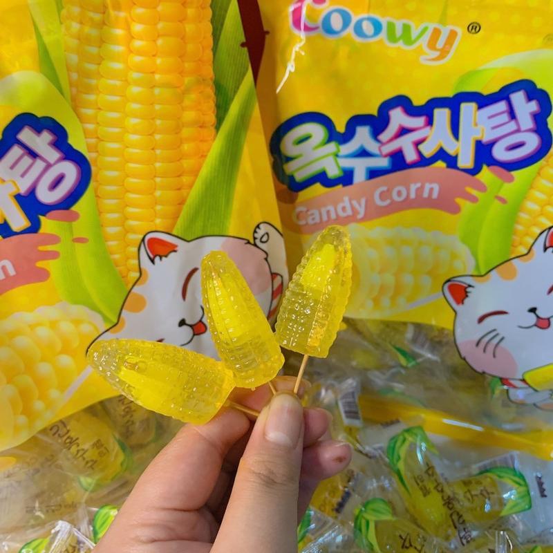KẸO NGÔ NHÂN CHẢY COOWY GÓI 500GR - MÈO BÁN BÁNH Ăn Vặt Thức Ăn Food Candy Snack bánh kẹo tết 2025 Chua