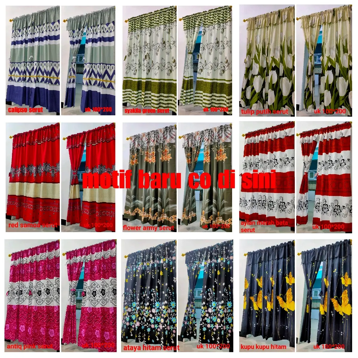 Gorden serut NEW MOTIF