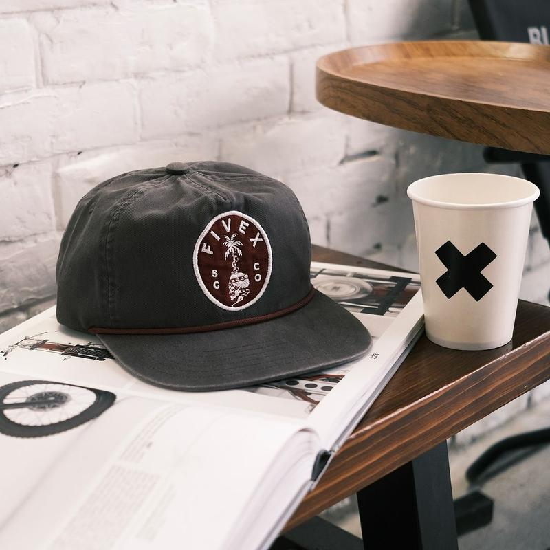 Product Introduction of Mũ/Nón lưỡi trai  FIVEX 5-PANEL CAP unisex-Khaki-3 màu 10