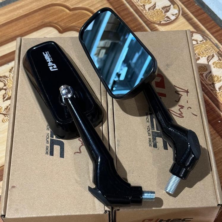 Gương xe máy, Kiếng H2C Loại F2 Chân Gương cao cấp full nhôm CNC gắn thông dụng các dòng xe Phụ Kiện