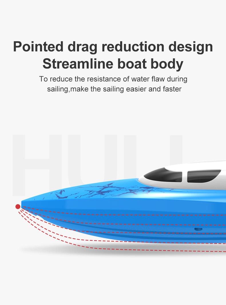 Product Introduction of BGTOY RC Boat 2.4G Radio Remote Control Boat High Speed Speedboat Waterproof Electric Toys For Kids Boy Christmas Birthday Gifts 5