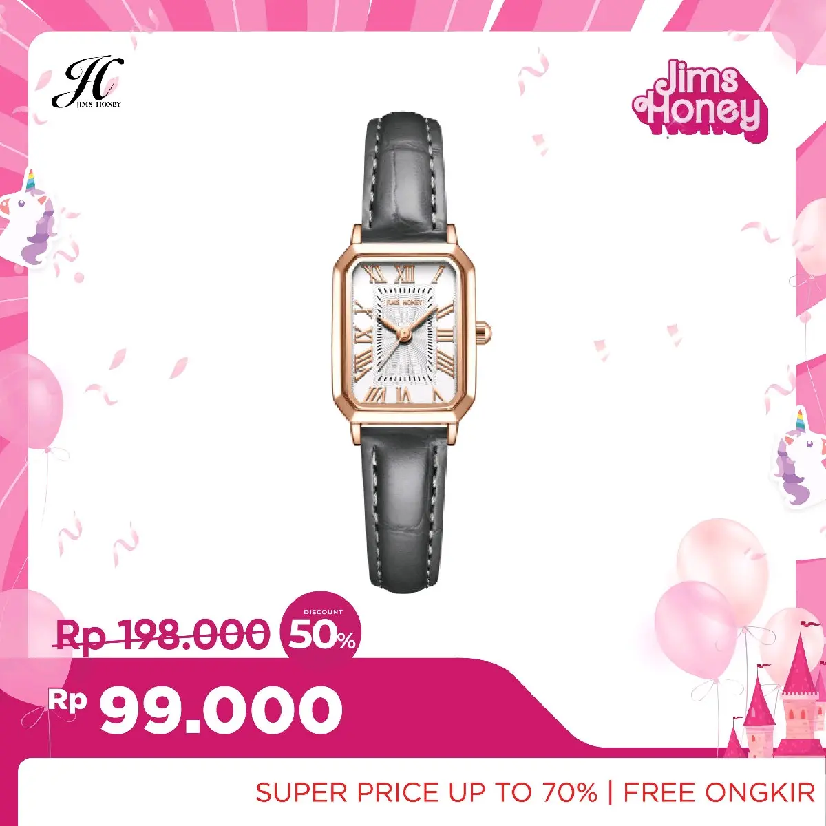 JAM TANGAN JHW 18 (FREE BOX)