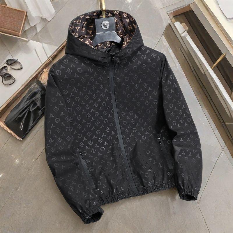 Áo khoác nam, mỏng, hàng mới về năm 2025, phong cách Âu Mỹ, có mũ trùm đầu, thời trang thường ngày, đẹp trai và ôm sát, hợp Xu hướng, chống nắng, thương hiệu thời trang: 2025